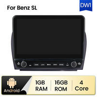 MEKEDE voiture gps pour Mercedes SL R230 SL350 SL500 SL55 SL600 SL65 2001-2007 8 + 128G auto radio ADAS DVR car-play stéréo android