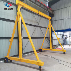 조정 가능한 높이 5 톤 조선소 전기/손으로 작동하는 미니 휴대용 소형 갠트리 크레인 - Product Image 5