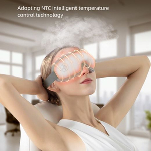 Masajeador de Ojos Inalámbrico 3 en 1 con Música, Vibración, Calor, Presión de Aire, Circulación Sanguínea, Diseño Portátil de Fácil Limpieza, 1200 mAh - Product Image 4