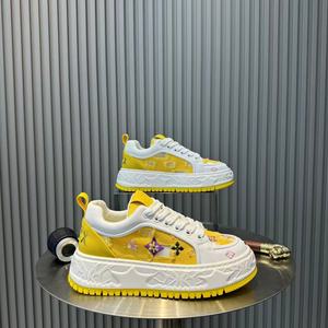 Nuevos Zapatos de Moda Primavera Verano para Hombre, Diseño Color Block, Suela Ultraligera, Malla Transpirable, Zapatos de Skate, Suela Gruesa, Zapatos para Aumentar la Estatura - Product Image 3