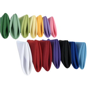 Hot bán tùy chỉnh tái sử dụng vuông Polyester đồng bằng khăn ăn bán buôn nóng bán mà không phai thay đổi hình dạng vải khăn ăn - Product Image 5