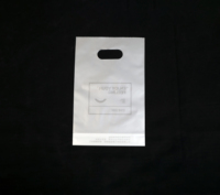 L'emballage dégradable de catégorie comestible emportent les sacs d'emballage alimentaire avec le sac en plastique réutilisable de poignée avec l'impression de logo