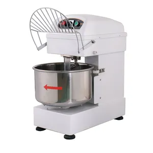 Indústria alimentar padaria massa misturador e liquidificador 50L 1100w 20kg misturador de farinha de aço inoxidável pizza massa amassar máquina