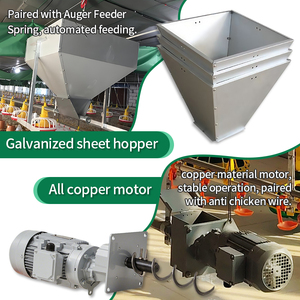 Gia cầm cho ăn tự động dòng trang trại Pan Feeder gà vịt nhà chăn nuôi chuỗi hệ thống cho ăn - Product Image 4