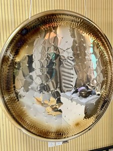 Chau <span class=keywords><strong>Gong</strong></span> en alliage de miroir de 52 "/130cm amélioré avec maillet en bois gratuit pour la méditation et le <span class=keywords><strong>yoga</strong></span> de bain de <span class=keywords><strong>Gong</strong></span> de guérison sonore - Product Image 3