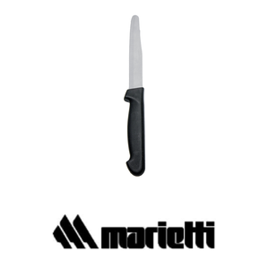 Cuchillo de mesa Marietti M/Black, paquete de 6, ergonómico, hoja dentada, Marob - Product Image 3