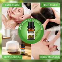 Huile Essentielle de Romarin Naturelle en Gros, Personnalisée, 10 ml, Huile Essentielle de Marque pour l'Aromathérapie, le Massage, les Soins de la Peau et des Cheveux