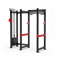 Máquina Smith Comercial Multifuncional con Sistema de Cables para Gimnasio en Casa, Estructura de Entrenamiento Personalizada con Accesorios Opcionales