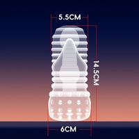 Godet de masturbation pour homme, modèle avion, pour adultes, à quatre niveaux de stimulation, avec canal de simulation transparent et visible, toucher doux et confortable