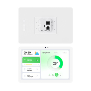 Tùy chỉnh 10 inch máy tính bảng GMS Android tường Bảng điều chỉnh 4 gam phía trước NFC PoE RJ45 RS485 chủ đề ZigBee máy tính bảng điều khiển nhà inwall máy tính bảng - Product Image 1