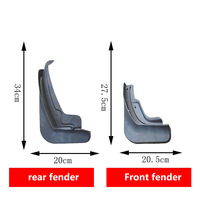 Convient pour CHANGAN DEEPAL S05 24-25 Garde-boue de voiture et garde-boue Accessoires de modification de voiture
