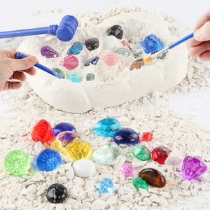 Vendita calda di pietre preziose Kit di scavo archeologia scava fossile scoprire giocattoli educativi per bambini - Product Image 2
