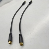 Kunden spezifischer Kabelbaum 1M 2M 3M 9 PIN DIN-Stecker Vergoldeter Mini-DIN-Stecker Kabelbaum für die Elektronik