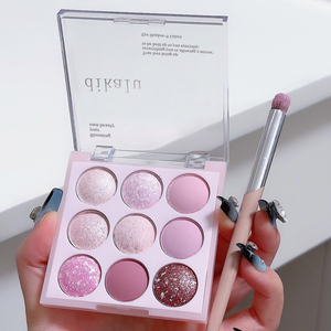 Bảng phấn mắt 9 màu bán buôn, không thử nghiệm trên động vật, thuần chay, chất lượng cao, phấn mắt lì và nhũ - Product Image 5