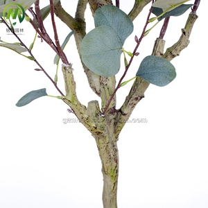 Albero di Eucalipto Artificiale per Decorazione Interna ed Esterna, Bonsai Verde Simulato in Plastica per Giardinaggio e Paesaggistica - Product Image 5