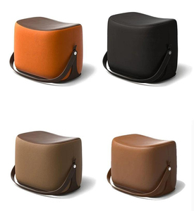 Meubles de salon en gros d'usine chaise de loisirs portable chaussures de port créatives tabouret selle tabouret court - Product Image 2