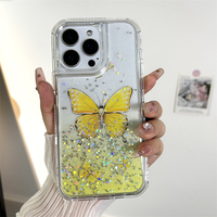 Coque de téléphone portable imprimée époxy papillon brillant 3 couches pour Tecno CAMON 40 PRO 4G SPARK 40 20 PRO 5G