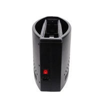 2025 New Hengyu Double Blower 1.5m Kain Sutra Api LED Lampu Nyala Api Disko Latar Belakang Liburan Merah Efek Api Elektrik