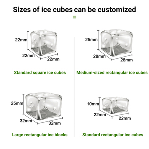 Máy làm đá viên thương mại 40kg 60kg 80kg 100kg 130kg Máy Làm Đá Máy Làm Đá cho doanh nghiệp - Product Image 3