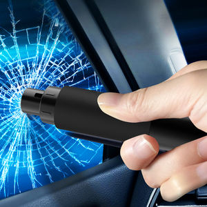 Marteau Brise-Vitres Bâton d'Autodéfense Brise-Vitres Sécurité Marteau de Sécurité Portable <span class=keywords><strong>pour</strong></span> Voiture Marteau Échappatoire à Ressort Porte-Clés <span class=keywords><strong>pour</strong></span> <span class=keywords><strong>Bus</strong></span> - Product Image 4