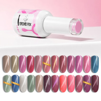 ORCHID FOX OEM Custom HEMA & TPO Free Vegan Cruelty Free 3D Magic Magnetic Fast Dry Soak Off UV Cat Eye Gel Nail Polish