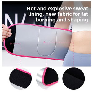 Neoprene Waist Trainer Body Slimming Shaper Fitness Training Sauna Weight Loss Sweat <b>Belt</b> Waist Trimmer <b>Belt</b> - Product Image 5