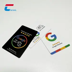 مراجعة لنا على جوجل QR ملصقات رمز المشاركة لاستخدام الاتصال بطاقة مراجعة NFC جوجل الذكية