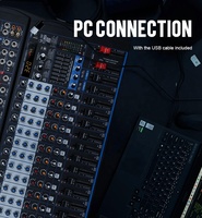 Console de mixage audio numérique USB BT professionnelle PB16 à 16 canaux, cartes son et mixeurs de haute qualité