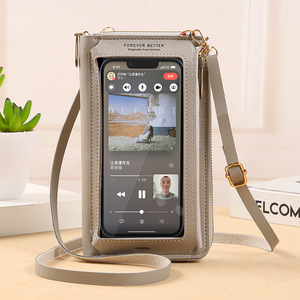 Tendance clair PVC écran tactile sacs de téléphone pour tous les téléphones bandoulière réglable bandoulière sacs de téléphone <span class=keywords><strong>portable</strong></span> pour iPhone - Product Image 3
