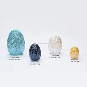 Ornamenti decorativi dell'uovo delle uova di pasqua di ceramica all'ingrosso per la decorazione di pasqua