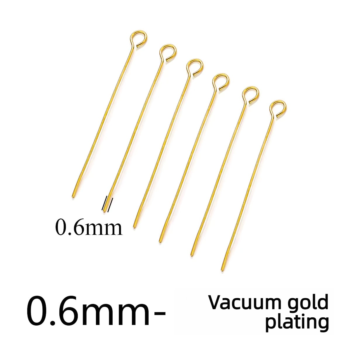 06 wire diameter- gold