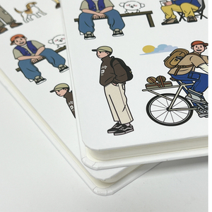 Tùy chỉnh A6 B5 kinh doanh máy tính xách tay kế hoạch Tạp Chí dễ thương bìa cứng xoắn ốc tổ chức chương trình nghị sự với đáng yêu Sticker - Product Image 2