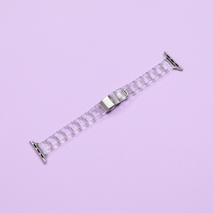 <span class=keywords><strong>Bracelet</strong></span> <span class=keywords><strong>transparent</strong></span> 3 perles pour brassard de montre <span class=keywords><strong>apple</strong></span> 40mm 41mm 44mm 45mm 49mm bracelets de montre lien de luxe pour Iwatch série 10 - Product Image 6