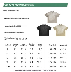 Nueva camiseta retro vintage de alta calidad para hombre, estilo urbano, manga corta. - Product Image 3