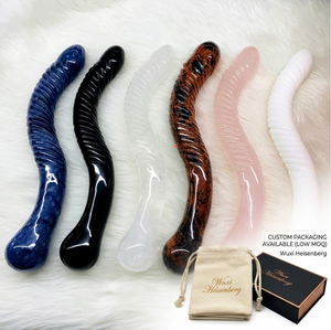 Juguetes Sexuales para Mujeres, Dildo de Cristal, Varita Vaginal, Varita de Cristal para Punto G, Varita Yoni de Cristal, Tapón Anal de Vidrio Borosilicato para la Masturbación Femenina - Product Image 2