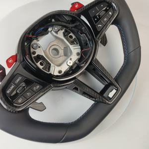 Volante Deportivo Personalizado de Fibra de Carbono M6 para <span class=keywords><strong>BMW</strong></span> Serie G M3 G80 M4 G82 M5 F90 M8 X3m X4m X5m X6m G3x G1x G0x M TY - Product Image 3