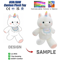 Peluche licorne personnalisée pour la course, jouet en peluche de haute qualité en coton PP, animal en peluche marcheur, cadeau d'anniversaire, anti-stress