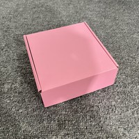 Boîte d'expédition en carton ondulé pour vêtements, sous-vêtements, emballages cadeaux, avec impression couleur de logo personnalisé