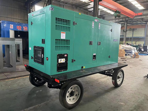 Máy phát điện diesel loại kéo, loại yên tĩnh, công suất 20kva, 30kva, 50kva, 3 pha, 20kw, 30kw, 40kw, 50kw, tần số 50/60hz, có tùy chọn ATS, điện áp định mức 230v - Product Image 4
