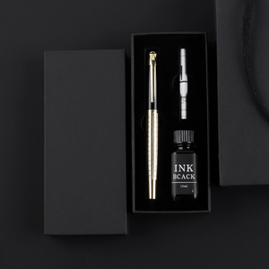 Nuevo Producto, Pluma Estilográfica Metálica y Tinta Recargable, Cartucho de Tinta, Set de Regalo para Negocios y Gobierno, Cuaderno, Logotipo Personalizado de Lujo - Product Image 5