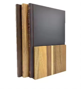 Planche à découper en bois massif en forme de <span class=keywords><strong>livre</strong></span>, nouvel article décoratif pour la <span class=keywords><strong>cuisine</strong></span>, à double usage - Product Image 2