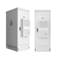 Gabinete de Telecomunicaciones para Exteriores con Aire Acondicionado para Estación Base 5G, IP65 Impermeable, Rack de 19 Pulgadas, Acero Galvanizado, Venta al Por Mayor