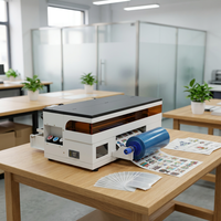 Printer UV DTF Mini A3 30cm Bersertifikasi Allprint untuk Pencetakan Desain Label Logo Industri Skala Kecil