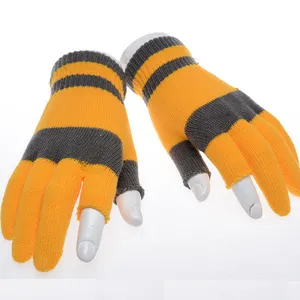 New Design Cheap Winter Knitted Warm Gloves Phone Touch Screen Gloves