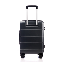 Valise de chariot de voyage extensible à haute capacité ouverture avant ABS PC Spinner roulette TSA serrure pratique pour les déplacements