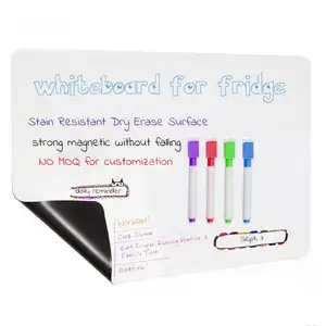 Office School Home Magnetisches Whiteboard-Blatt Abnehmbares Whiteboard zum Trocken löschen Magnetisches Message Board für den Kühlschrank