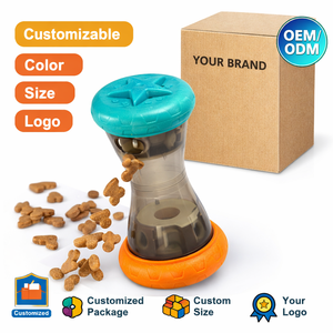 Giocattolo Interattivo Dispenser di Snack per Animali Domestici con Fori Regolabili e Design Rotante per Addestramento e Alimentazione di Cani e Gatti, Fornitura OEM - Product Image 1