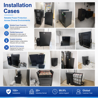 Modules d'alimentation UPS en ligne modulaires 25 kVA, 50-600 kVA, triphasés, pour l'alimentation sans interruption des réseaux