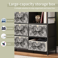 Vente en gros de nouvelles tendances diviseurs de tiroir organisateur sous le bureau tiroir organisateur combinaison stockage impression pliable cube de rangement