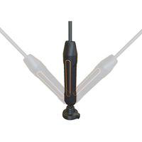 Lampe de travail LED portable et fine avec base magnétique, corps élancé, bras flexible et support recouvert de caoutchouc